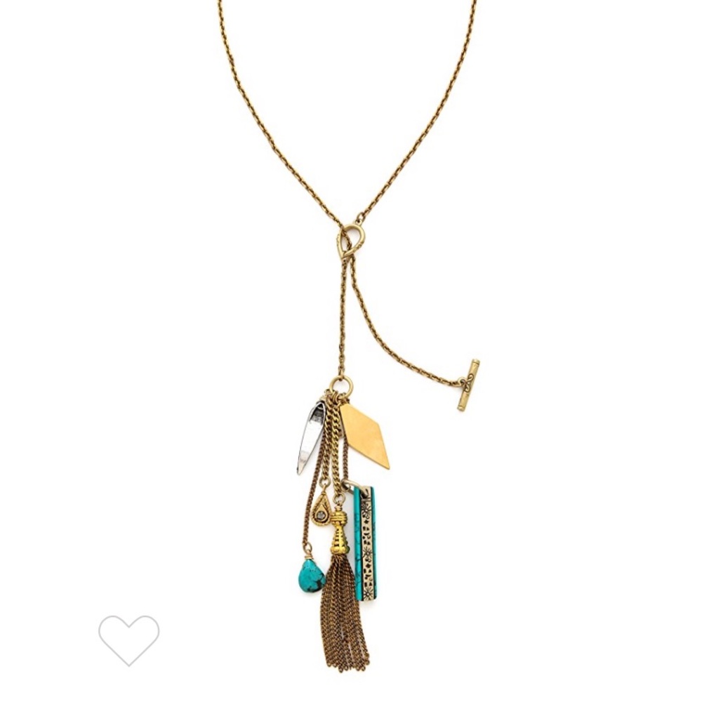 Vanessa Mooney Pendant and Charms Necklace